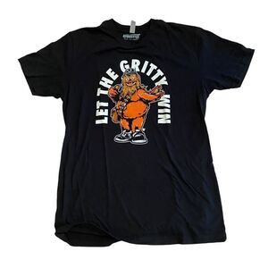 Let The Gritty Win Graphic T Shirt Philly Size Medium Black